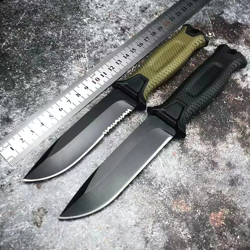 BG Survival Knife High Hardness Infantry Tactical Knife Outdoor Camping Straight Knife Self-Defense Amazon Sabre Knife