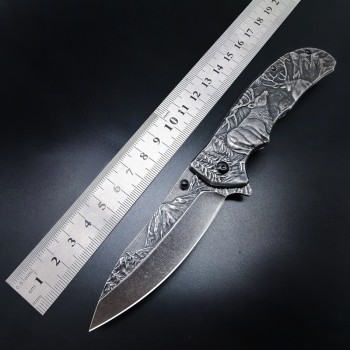Portable Multifunctional Knife with Embossed Patterns, Creative Knife for Home Use, Mini Fruit Knife, Foreign Trade Amazon Product
