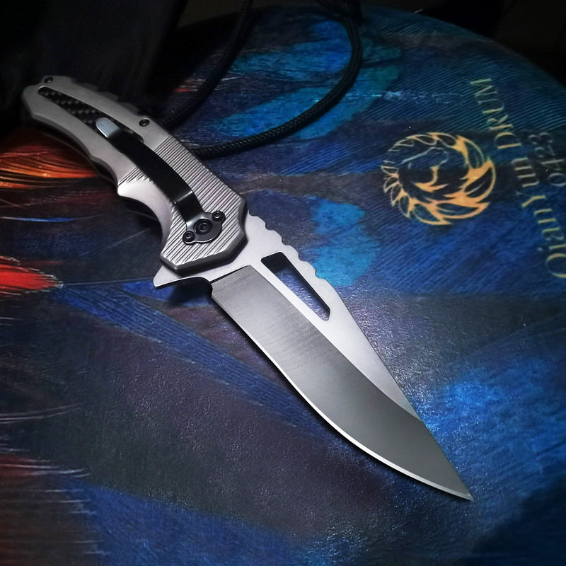 Wholesale portable knife outdoor sharp high hardness folding knife camping knife folding knife cross-border small commodity fruit knife