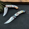 Factory Direct Sales Mini Portable Keychain Knife Portable Fruit Peeling Knife Pocket Knife Outdoor Camping Emergency