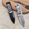 Cross-Border Supply Portable Pocket Survival Knife Sharp High Hardness Small Folding Knife Money Clip Pocket Knife Portable Emergency Knife