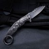 Cross-border source outdoor survival knife creative eagle-eye relief folding knife portable sharp ring saber melon and fruit knife