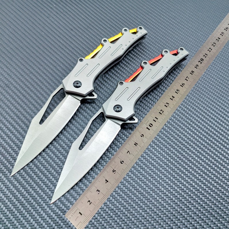 Outdoor Self-Defense Knife, High Hardness, Car-Mounted Express Delivery Tool, Knife Back Clip, Portable Stainless Steel Knife, Pocket Lightweight Knife
