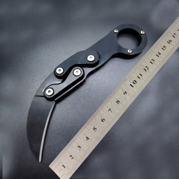 Multifunctional stainless steel claw knife folding mechanical claw knife hand training outdoor mini knife csgo game claw knife