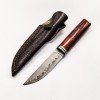 Amazon’s Best-Selling Keel Integrated Lightweight Damascus Forged Small Straight Knife Barbecue Meat Cutting Knife Fruit Knife