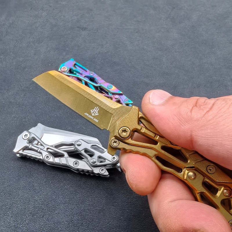 Outdoor Pocket Small Multifunctional Folding Knife Portable Keychain Mini Pocket Knife Fruit Knife