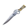 Outdoor Mini Knife Camping Portable Knife Portable Folding Knife AKLED Light Fruit Knife Creative Small Gun Knife