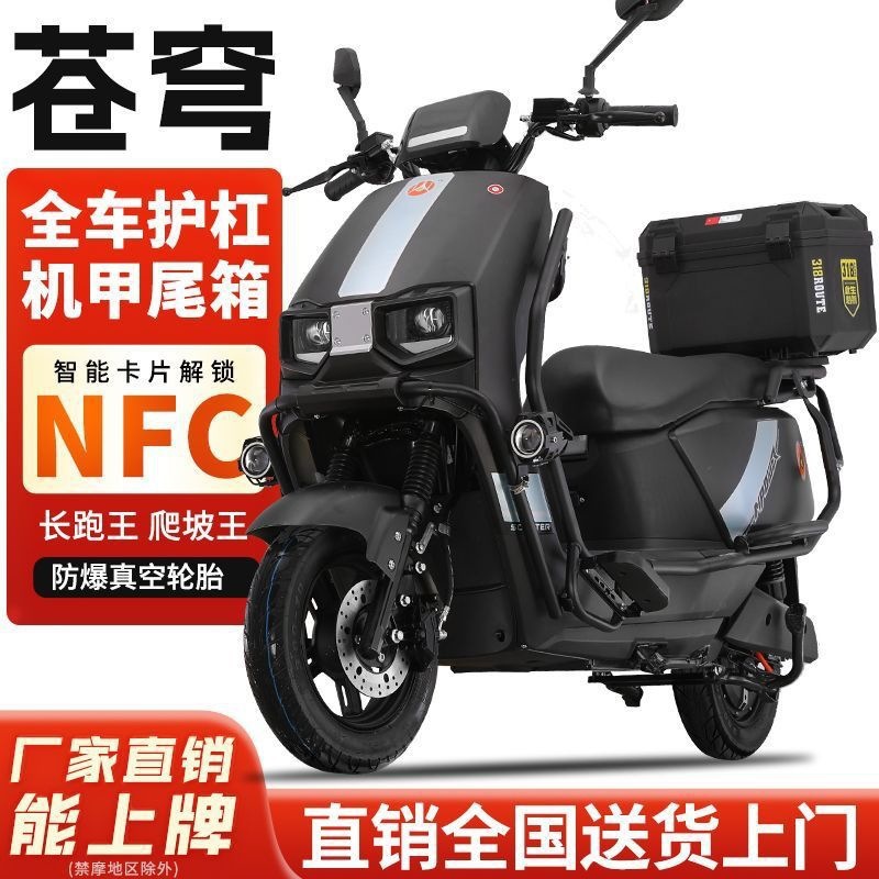 电动摩托车96v电动车72v踏板电瓶车大功率高速电摩大苍穹长跑王