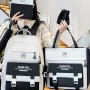 2026 نموذج جديد حقيبة الظهر للمدرسة الثانوية للفتيات ، حقيبة الظهر للطلاب ذات القدرة الكبيرة ، حقيبة الظهر عالية القيمة على غرار الكلية