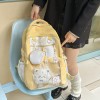 حقيبة المدرسة للبنات، حقيبة الظهر الشفافة النجمة، حقيبة الظهر الخفيفة الكبيرة السعة لطلاب المدارس المتوسطة، حقيبة المدرسة للبنات في المدارس المتوسطة