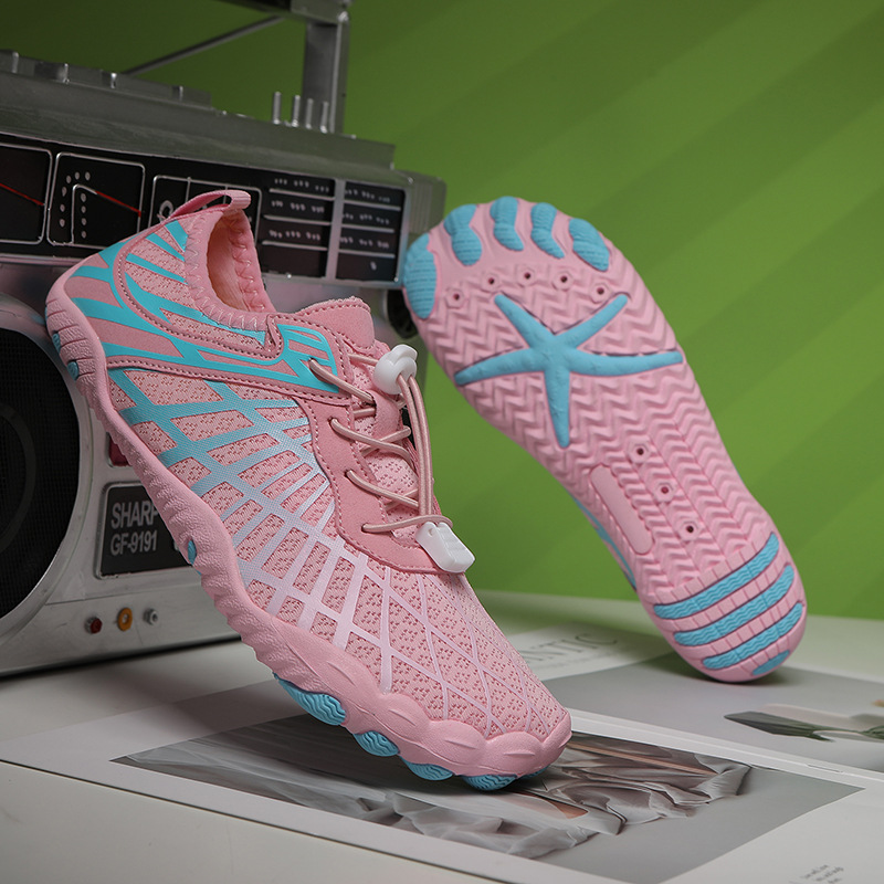 Wholesale Cross-Border Outdoor Water Shoes for Couples, Beach Shoes, Amphibious Quick-Dry Water Shoes, Breathable Swimming and Fishing Shoes for Men
