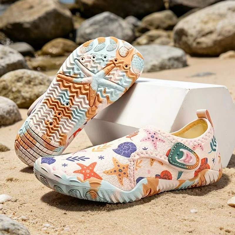 Factory Direct Shipment of New Cross-Border Children’s Beach Swimming Shoes, Breathable Water Shoes, Lightweight Quick-Dry Water Shoes for Outdoor Use