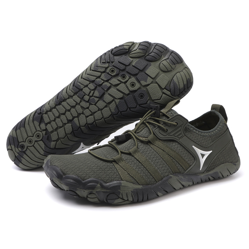 Wholesale Cross-Border Outdoor Water Shoes for Couples, Beach Shoes, Amphibious Quick-Dry Water Shoes, Breathable Swimming and Fishing Shoes for Men