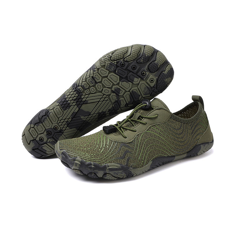 Wholesale Cross-Border Outdoor Water Shoes for Couples, Beach Shoes, Amphibious Quick-Dry Water Shoes, Breathable Swimming and Fishing Shoes for Men