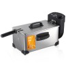 American and European Standard Electric Fryer for Home Use, Small Electric Fryer, Commercial Fryer for Making Fried Dough Sticks and Fries, Suitable for Street Vending