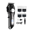 Cross-Border Electric Hair Clipper Multifunctional Electric Trimmer Hair Cutting Set Clipper with USB Interface Detachable Waterproof