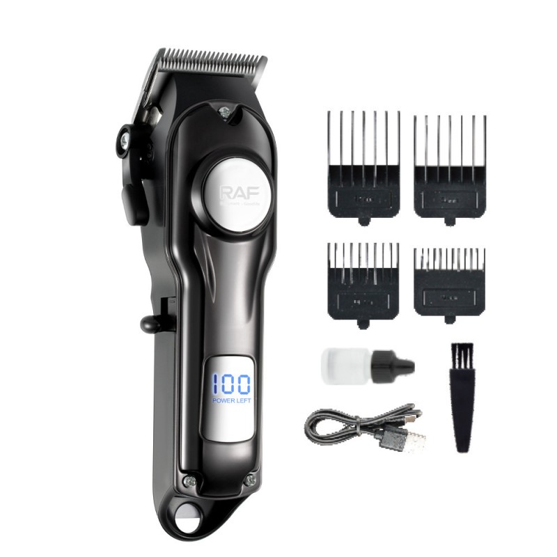 Cross-Border Electric Hair Clipper Multifunctional Electric Trimmer Hair Cutting Set Clipper with USB Interface Detachable Waterproof