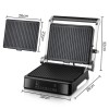 European and British Standard Cross-Border Two-In-One Steak Maker, Sandwich Maker, Waffle Maker with Detachable Smart Display for Breakfast