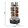 European Standard Cross-Border Barbecue Grill, Household Multi-Functional Grilling and Frying Machine, Smokeless Charcoal Grill, Rotating Barbecue Machine