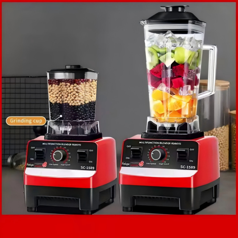 Blender, High-Speed Blender, Multifunctional Soy Milk Maker, Household Fruit and Vegetable Juicer, Food Processor, Blender for Cross-Border Sales