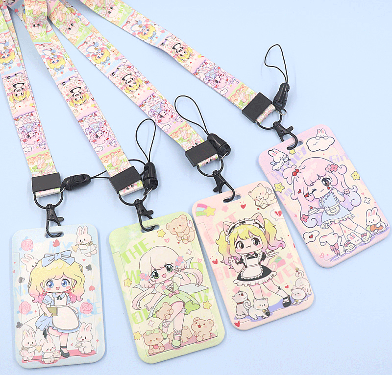 الكرتون انزلاق غطاء بطاقة الطالب مجموعة حافلة بطاقة وجبة بطاقة اسم العلامة التجارية بطاقة التحكم في الوصول مترو الروضة بطاقة نقل مجموعة حبل